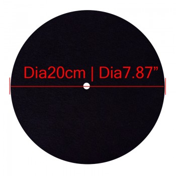 LoopTone Anti-static Felt Mat for Turntable Designed for Clear and Live Sound Quality Universal to all LP Vinyl Record Players