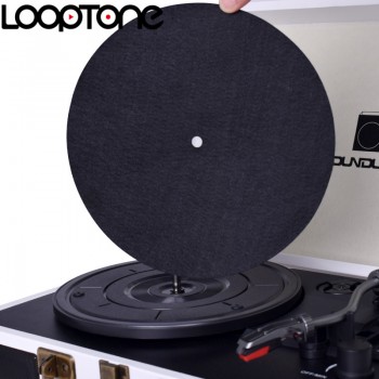LoopTone Anti-static Felt Mat for Turntable Designed for Clear and Live Sound Quality Universal to all LP Vinyl Record Players