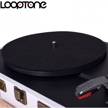 LoopTone Anti-static Felt Mat for Turntable Designed for Clear and Live Sound Quality Universal to all LP Vinyl Record Players