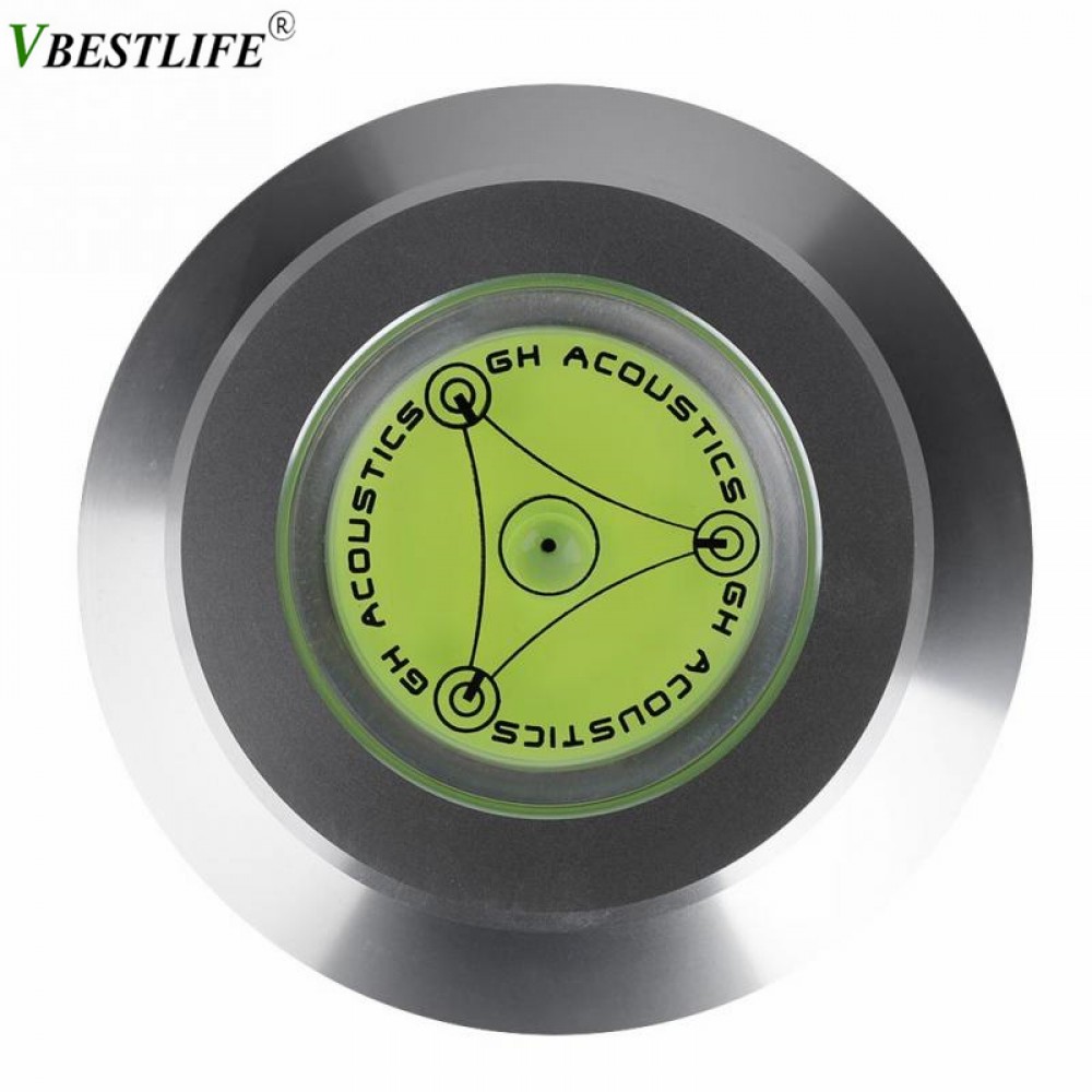 3 in 1 Metal Record Clamp LP Disc Stabilizer Turntable For Vinyl Record Turntable Vibration Balanced Silver
