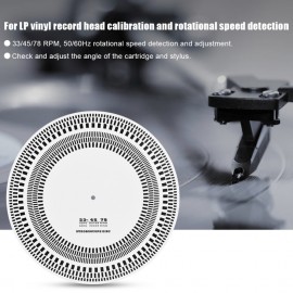 VBESTLIFE Profesional Vinilo Record Player Phono Turntable Calibration Stroboscope Disc for LP Vinyl Record Turntables UltraThin