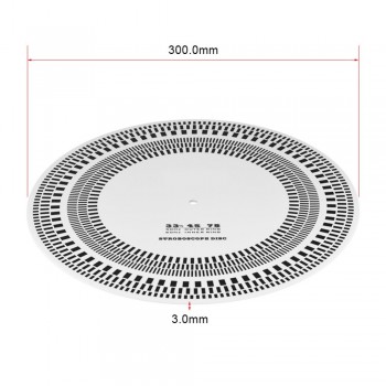 VBESTLIFE Profesional Vinilo Record Player Phono Turntable Calibration Stroboscope Disc for LP Vinyl Record Turntables UltraThin