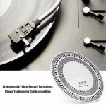 Profesional LP Vinyl Record Calibration Turntables Phono Tachometer Calibration Stroboscope Disc For Gramophone Turntable
