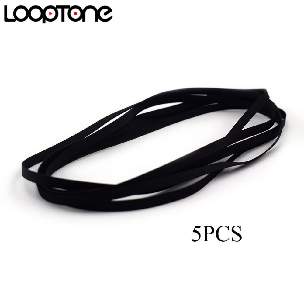 LoopTone 5PCS Turntable Belt Replacement for Retro Vinyl Record Player Fit for all kinds of Belt-driven Turntables