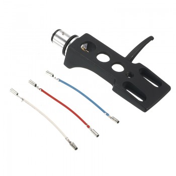 Replacement Phono Turntable Headshell for Technics amp; Other Turntables Plated 4-pin Contacts Accessories