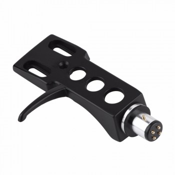 1PCS Black Turntable Headshell For Technics For Other Turntables 4 Pin Contacts Fit for Phono Turntables Headshells