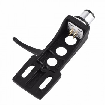 1PCS Black Turntable Headshell For Technics For Other Turntables 4 Pin Contacts Fit for Phono Turntables Headshells