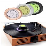 VBESTLIFE Aluminum LP Disc Stabilizer Turntable Level Vinyl Record Vibration Balanced Phonograp Spirit Level Black Gold Silver