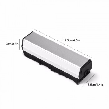 Portable Anti Static Carbon Fiber Vinyl Record Cleaner Cleaning Brush for CD/LP Record Brush Turntable Player Cleaner Accessory