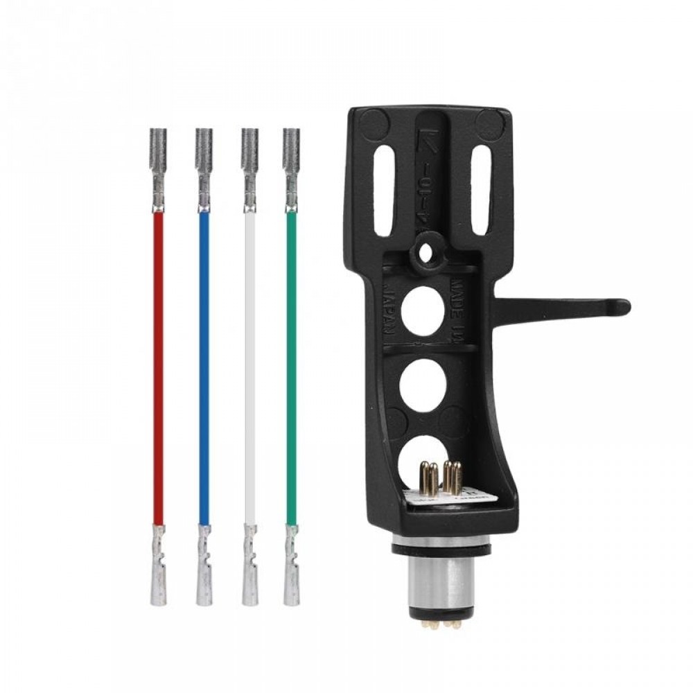 Universal Turntable Headshell For Technics For LP Turntables 4 Pin Contacts Fit Phono Turntables Headshells with Lead Wires