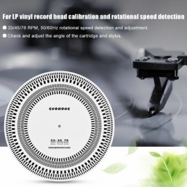 Profesional LP Vinyl Record Turntables Phono Tachometer Calibration Stroboscope Disc For Phonograph Gramophone