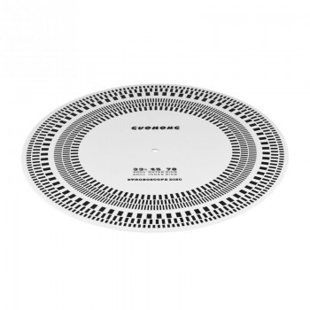 Profesional LP Vinyl Record Turntables Phono Tachometer Calibration Stroboscope Disc For Phonograph Gramophone