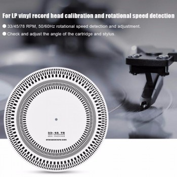 High Quality Profesional LP Vinyl Record Turntables Phono Tachometer Calibration Stroboscope Disc
