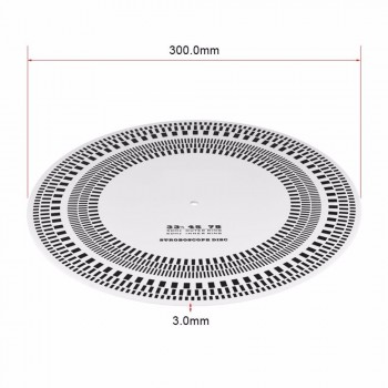 High Quality Profesional LP Vinyl Record Turntables Phono Tachometer Calibration Stroboscope Disc