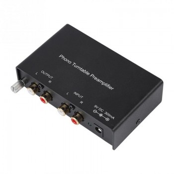 Dual-channel Phono Preamplifier RCA Preamplifier Output Noise Cancelling Phono Preamp
