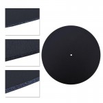 Anti-static Vinyl Turntable Record Pad Antistatic Flat Soft Genuine Leather Mat Slipmat Pad