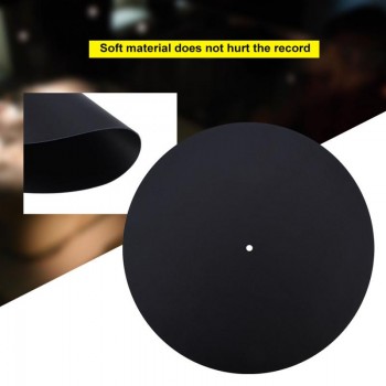 Anti-static Vinyl Turntable Record Pad Antistatic Flat Soft Genuine Leather Mat Slipmat Pad