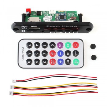 DC 5V Automobile Car Bluetooth MP3 WMA FM AUX Decoder Board Plate Audio Module TF SD Card USB Radio Car MP3 Speaker Accessories
