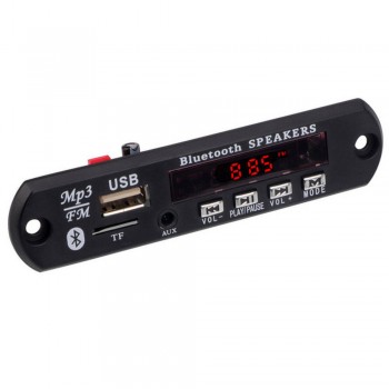 DC 5V Automobile Car Bluetooth MP3 WMA FM AUX Decoder Board Plate Audio Module TF SD Card USB Radio Car MP3 Speaker Accessories