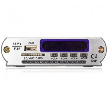 Mini MP3 USB SD Digital Player FM Radio Remote Control LED Display Headphone Digital Auto Car Power Amplifier with Remote