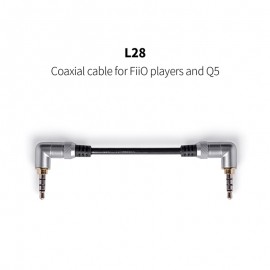 FIIO L28 3.5 to 3.5 Coaxial Cable For FIIO Music Players and Q5