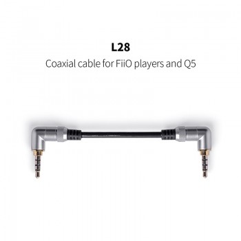 FIIO L28 3.5 to 3.5 Coaxial Cable For FIIO Music Players and Q5