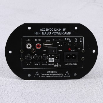 Digital Auto Amplifier Stereo USB TF Radio Audio MP3 Music With Remote 220V New Car Bluetooth HiFi Bass Power AMP