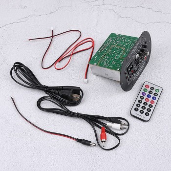 Digital Auto Amplifier Stereo USB TF Radio Audio MP3 Music With Remote 220V New Car Bluetooth HiFi Bass Power AMP