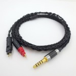 ZSFS 3.5/4.4mm 8 Cores Pcocc silver plated Cable for sony zx300a NW-WM1Z NW-WM1A HD580 HD600 HD650 HD25 Headphone