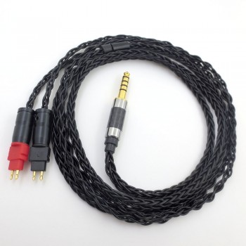 ZSFS 3.5/4.4mm 8 Cores Pcocc silver plated Cable for sony zx300a NW-WM1Z NW-WM1A HD580 HD600 HD650 HD25 Headphone