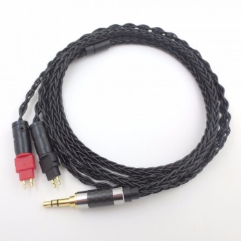 ZSFS 3.5/4.4mm 8 Cores Pcocc silver plated Cable for sony zx300a NW-WM1Z NW-WM1A HD580 HD600 HD650 HD25 Headphone