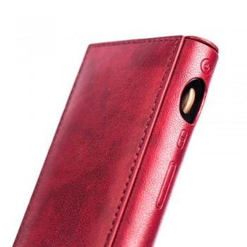 Leather Protective Case Cover for HIFI Music Player SK-M9 Non-slip Wear Protection Case Sleeve For SK-M9 Player Red color