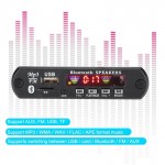 New TFM01BT+U-DX  Bluetooth 4 Colors Screen FM APE FLAC Decode Board Module with Remote Control