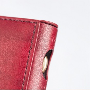 PU Leather Case for HIFI Music Player SK-M9 Protective Cases Cover For SK-M9 Player Red color Non-slip Wear Protection Sleeve