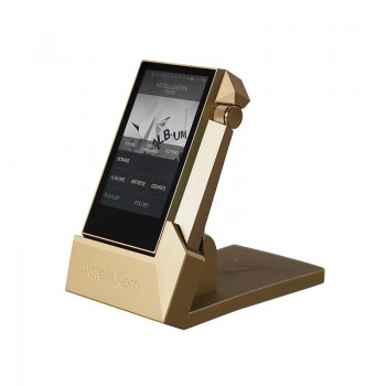 IRIVER Astellamp;Kern AKS02 Cradle For AK240 Golden color Use same material Gun Metal body Charging and USB DAC