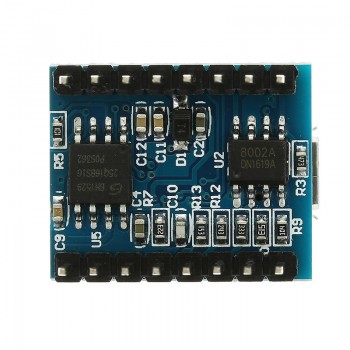LEORY JQ6500 MP3 Player Voice Sound Module UART 16P 16Mbit DAC TF Card U Disk MP3 Format USB Replace To 5 Way MP3 Voice Board