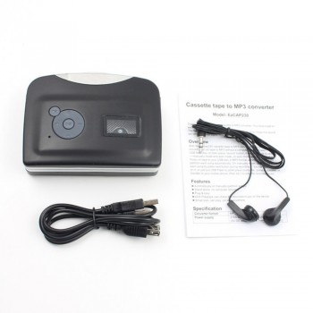 New Hot Sale Tape Recording Player High Fidelity USB Cassette Signal Converter Cassette To Stero MP3 Walkman Converter Player #