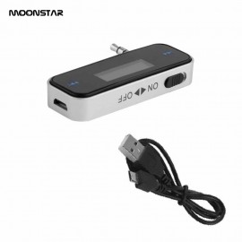 Wireless Bluetooth Handsfree Receiver Adapter Calling charger with USB 3.5mm Car Kit AUX Stereo Music Car Bluetooth Audio