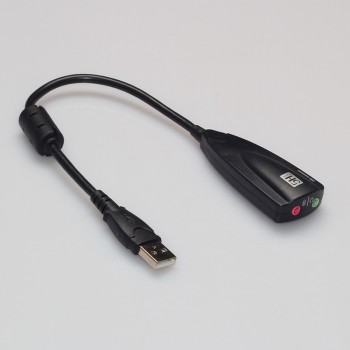 Antimagnetic External USB Sound Card 7.1 Adapter 5HV2 3D Audio Headset Microphone 3.5mm For Laptop PC Professional