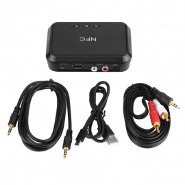 VBESTLIFE NFC Desktop Bluetooth Wireless Stereo RCA Audio Music Receiver Adapter with 5V USB Receivers Adapters 2018