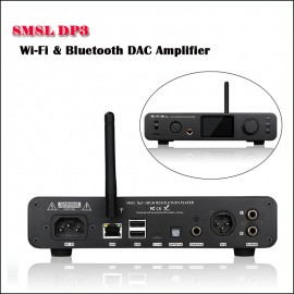SMSL DP3 Desktop Balanced DAC Auido Amplifier ES9018Q2C USB DAC DSD Digital Player Hifi Amplifier Bluetooth Audio Amp