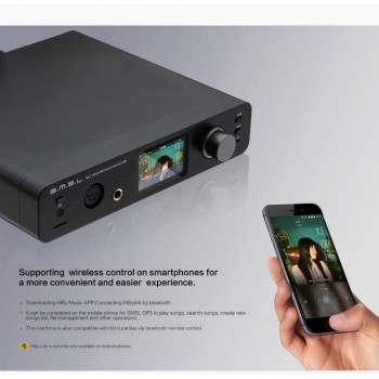 SMSL DP3 Desktop Balanced DAC Auido Amplifier ES9018Q2C USB DAC DSD Digital Player Hifi Amplifier Bluetooth Audio Amp