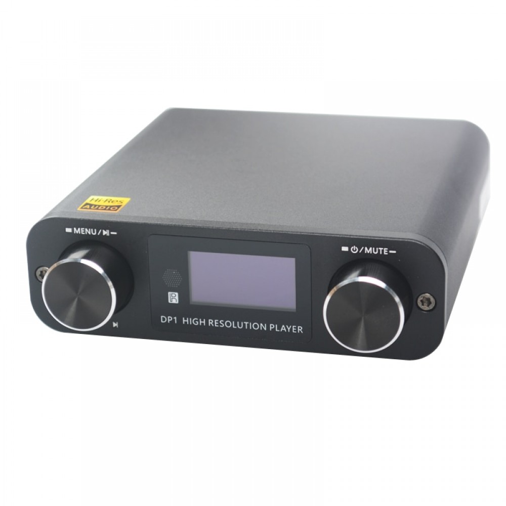 SMSL DP1 HIFI Lossless Player AK4452 Audio USB DAC Decoding Digital Turntable Amplifier SD Card/Optical/USB Input DC9V