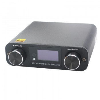 SMSL DP1 HIFI Lossless Player AK4452 Audio USB DAC Decoding Digital Turntable Amplifier SD Card/Optical/USB Input DC9V