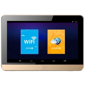 Mobile APP remote control lcd tft HD touch interactive wireless android home background music host with speakers