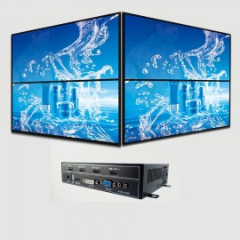 2x1 video wall processor for video wall displays hdmi dvi vga usb input hdmi output