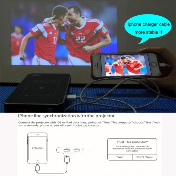 Smartldea T18 32G Android 7.1.2 Smart Projector Mini DLP Projector Support AC3 HD 1080P Video Game Beamer Bluetooth Airplay DLNA