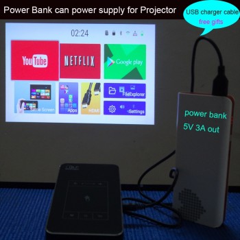 Smartldea T18 32G Android 7.1.2 Smart Projector Mini DLP Projector Support AC3 HD 1080P Video Game Beamer Bluetooth Airplay DLNA