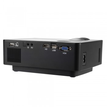 Coolux E08 LCD Projector Home Theater 1500 Lumens 800 x 480 Pixels 1080P HD Media Player with Airplay Miracast