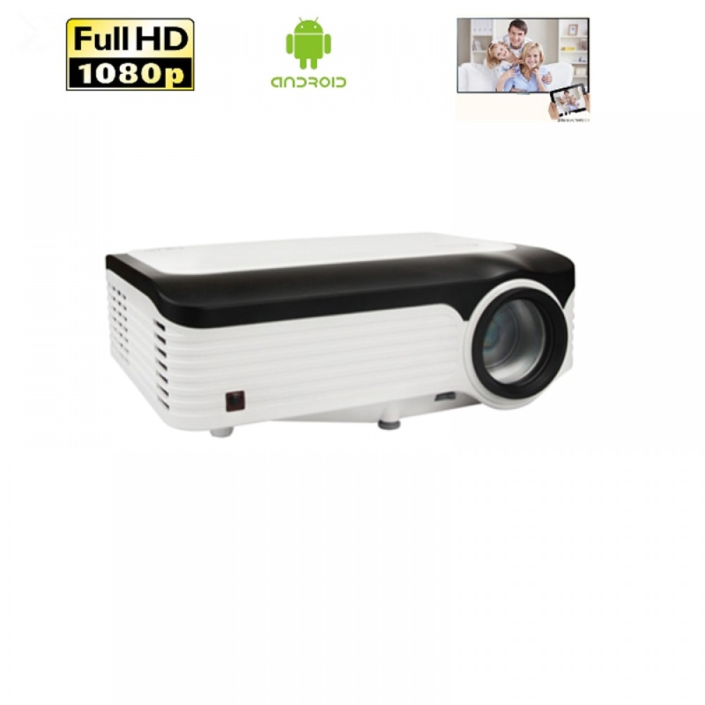 CRE X2001 Native FULL HD 1920*1080P Home theater android 7.1 wifi airplay led lcd projector